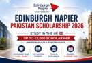 Edinburgh Napier scholarship for Pakistan students