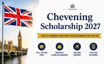 Chevening Scholarship 2027.