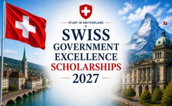 Swiss Excellence Scholarships 2027 featured banner with the Swiss flag and Swiss university