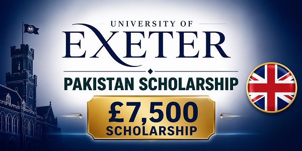 University of Exeter Pakistan Scholarship 2027