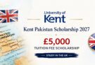 University of Kent scholarship promotion