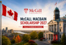 McCall MacBain Scholarship 2027 | Fully Funded Canada