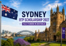 Sydney RTP Scholarship 2027 banner featuring the Australian flag and University of Sydney