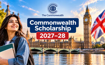Commonwealth Scholarship 2027–28 for Pakistani Students