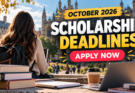 October Scholarship Deadlines
