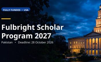 Fulbright Scholar Program 2027 Pakistan